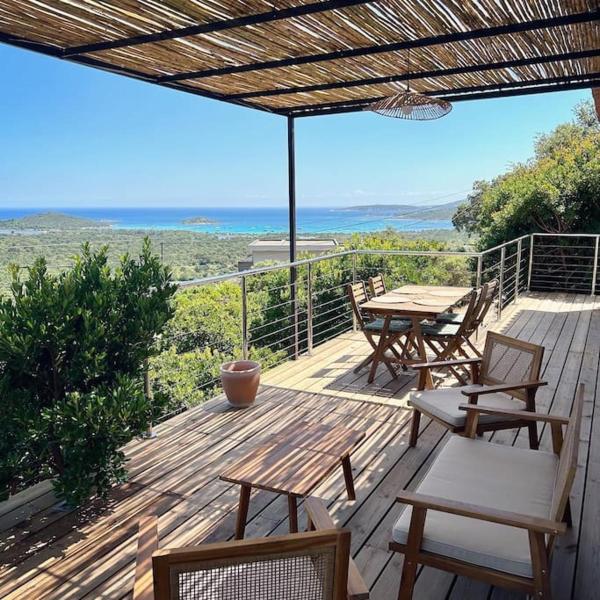 CASA ANPÀ - Mini Villa Vue Mer Ste Lucie de Porto-Vecchio, Забронировать  Леччи Корсика