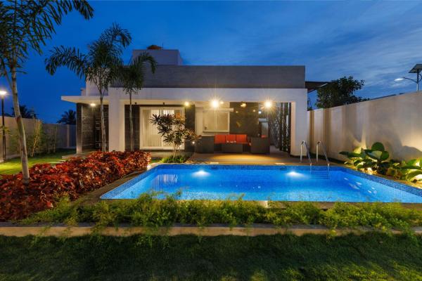 Villa Amber by StayJade Garden Pool2BHK, Забронировать  Berikai Тамилнад