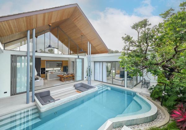 Botanica Aroon Luxury Pool Villa 3 BR Lagoona Bangtao beach, Забронировать  Бан Пак Лак Пхукет