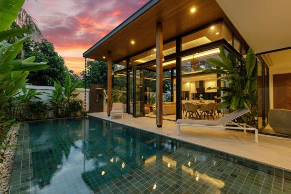 Luxe & Privacy Orchard Villas Pasak 4BR, Забронировать  Отели Пхукета с бассейном, Бассейн