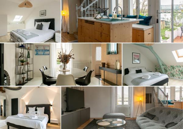 Villa Bel Air - Maison avec jardin, vue sur la Loire, Забронировать  Отели Большого Нанта с парковкой, Парковка