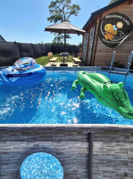 MIODOWE LATO Domki nad morzem z jacuzzi - balia z hydromasażem i basen, Забронировать  Będzino Западно-Поморское воеводство