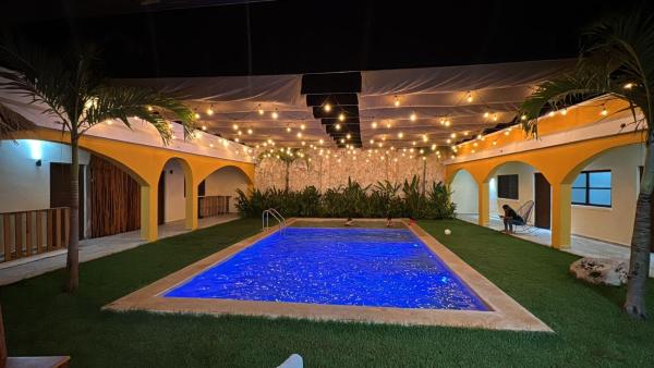 hotel villa chucum, Забронировать  Отели Юкатан с бассейном, Бассейн