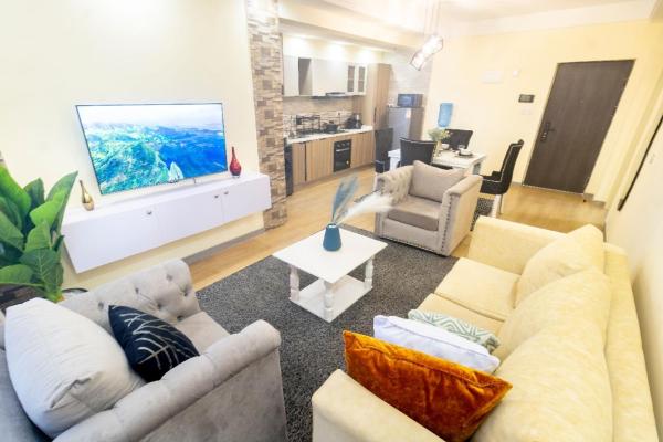 Comfort living one bedroom apartment with fully equipped gym heated swimming pool private parking space,child play area and amazing scenic views, Забронировать Апартаменты/квартира Отели Найроби Каунти с бассейном, Бассейн