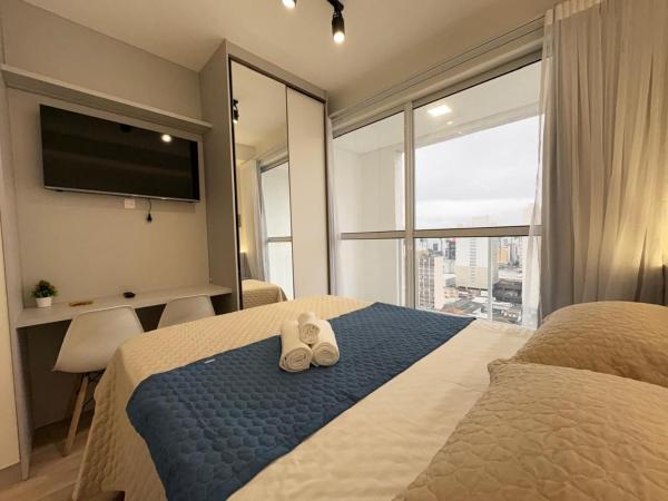 Apartamento incrível com sacada, Забронировать  Куритиба Парана