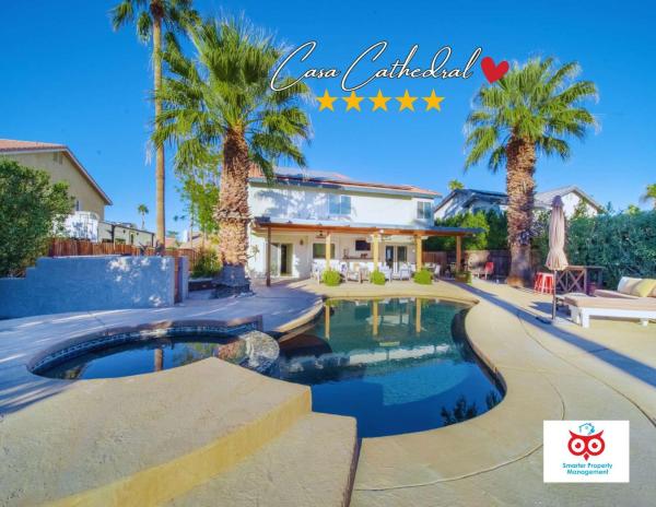 Top Rated 3BR BA Villa Pool Spa BBQ, Забронировать  Rimlon Калифорния