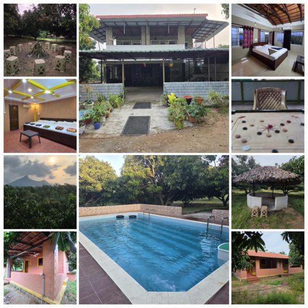 Mango Bite Farmstay, Забронировать  Отели Поллачи с бассейном, Бассейн