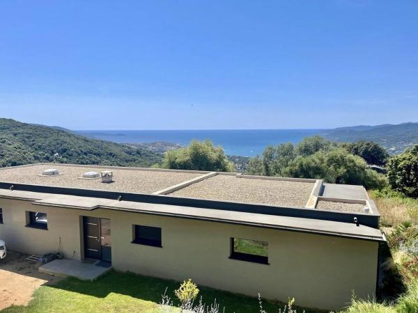 Villa d\architecte avec vue mer imprenable et piscine chauffée, Забронировать  Виджанелло South Corsica