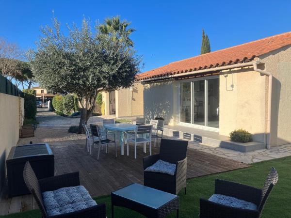 V0798 - Vias -Villa plain-pied tout confort 3 CH avec jardin proche des plages, Забронировать  Вья Canal du Midi