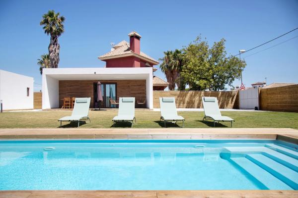 Villa Forja para grupos 12pax, Забронировать  Отели Чиклана-де-ла-Фронтера с парковкой, Парковка
