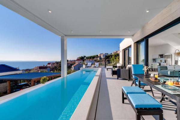 Villa Lemon, 3 Bedrooms, 4 Baths, Infinity Pool, Whirlpool, Cinema room, Sea view, Забронировать  Есенице Окрестности Сплита