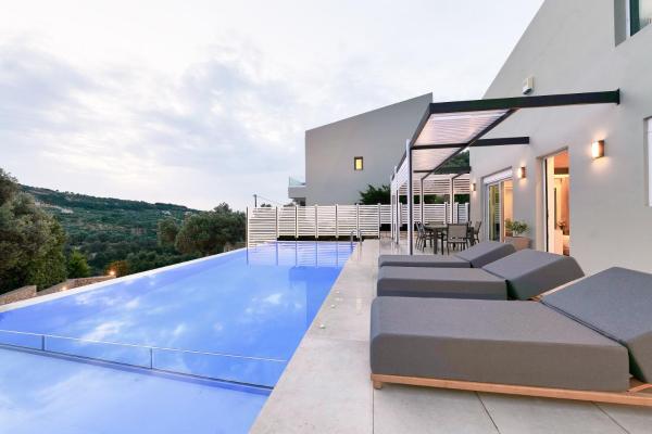 Moly - Luxury Villa with Heated Private Pool, Забронировать Вилла Отели Агия Триаса с бассейном, Бассейн