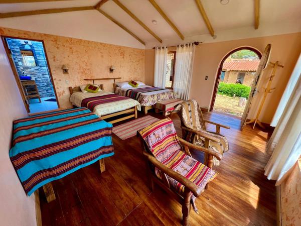 Inkapacha ecohostel cabañas, Забронировать  Комунидад-Юмани Isla del Sol Island