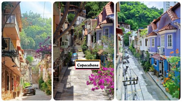Quarto Grande em uma Linda Vila de Casas em Copacabana, Забронировать  Копакабана Рио-де-Жанейро, рядом с Post 3 - Copacabana