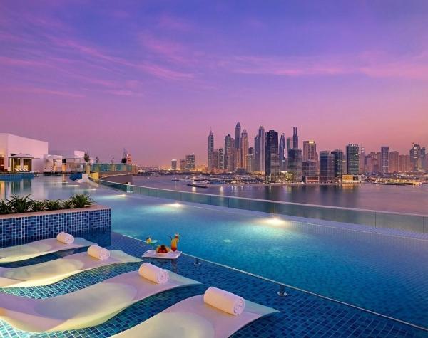 Seven Palm! Rooftop Infinity Pool with Great View! Private Beach Access, Забронировать  Дубай Эмират Дубай
