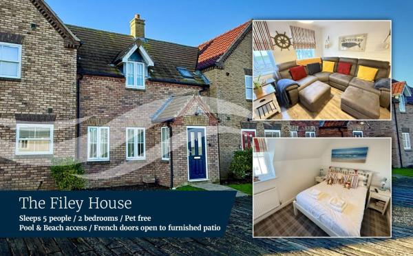 The Filey House - Part of the The Bay Filey Holiday Village with pool, gym and direct beach access, pub, restaurant, tennis and meadows walks, Забронировать  Файли Северный Йоркшир