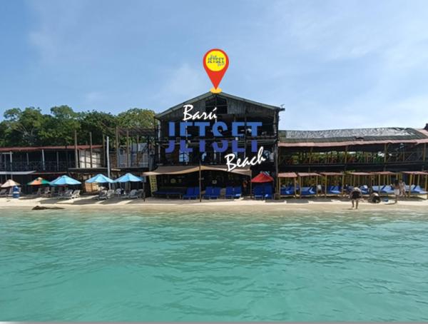 Baru Jet Set Beach & Hostal, Забронировать  Отели Rosario and San Bernardo Islands с парковкой, Парковка