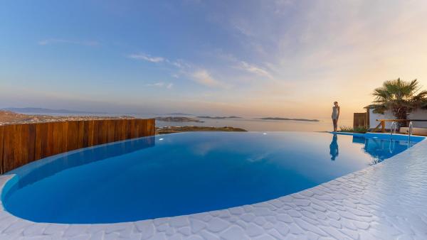 Zinas Villas, Забронировать  Отели острова Миконоса с бассейном, Бассейн