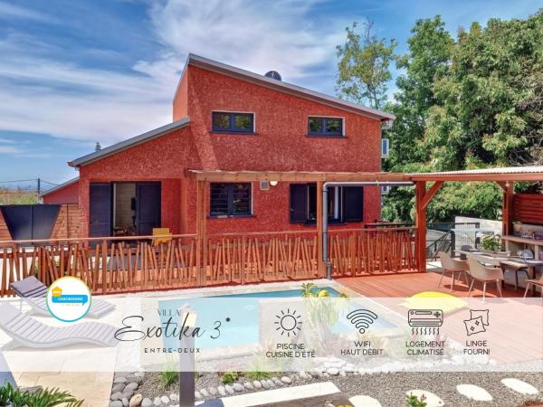 Villa Exotika 3 étoiles - 6 voyageurs, Забронировать  Антр-До Сен-Пьер