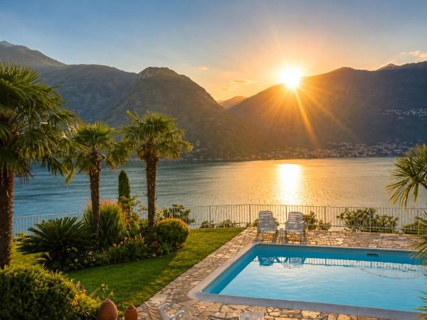 Villa Martino Private Pool & Stunning Lake Como View, Забронировать  Olgiasca Ломбардия
