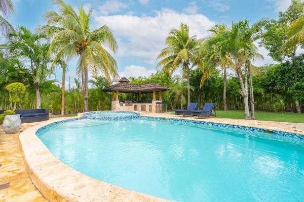 Villa en Juan Dolio Piscina privada y Gazebo, Забронировать  Хуан-Долио Сан-Педро-де-Макорис
