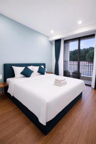Ocean Glow Apartment-Hill Views Cozy - FreePool&Gym, Забронировать Апартаменты/квартира Фукуок Остров Фукуок