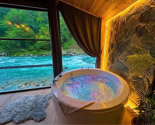 Ayder River Resort Bungalows & Villa, Забронировать  Отели Черноморского региона Турции с завтраком, Завтраки