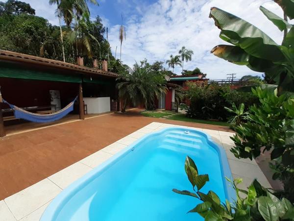 Família Itamambuca Edícula piscina e cachoeira, Забронировать  Убатуба штат Сан-Паулу
