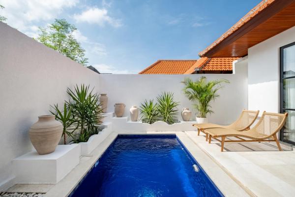 Villa Anua, Canggu, Amazing location,walking to beach, Забронировать  Отели Бадунг с бассейном, Бассейн