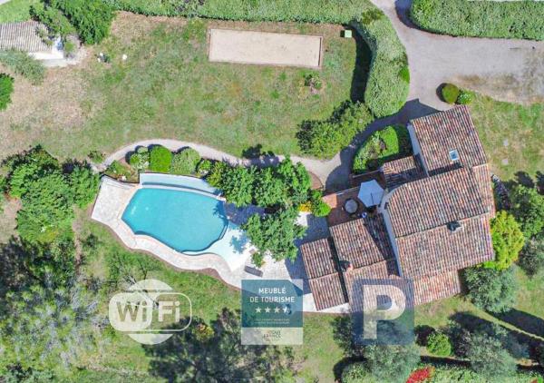 Fayence, Villa 4 étoiles, Piscine, 180m2, AC, 4ch, jardin, Забронировать  Файанс Холмы Файанс