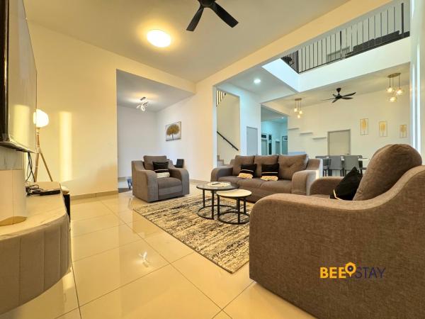 Desaru Arcadia Double Storey House 11-16 Pax 5 Mins to Desaru Beach, Забронировать  Бандар-Пенавар Джохор