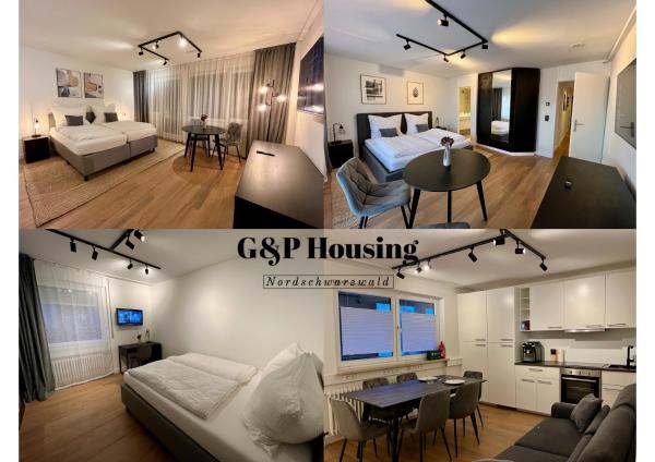 G&P Housing Apartments - Shared Apartment Deluxe Zimmer mit eigenem Badezimmer WC und großer Küche, Забронировать Апартаменты/квартира Альтенштайг Landkreis Karlsruhe
