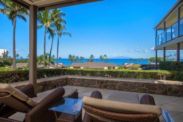 Wailea Elua Village Villas Ocean View 4 BR Sleeps 12 Complimentary Car with 6 Nights WEV ML-1137 by KBM, Забронировать  Макена Уэйлея