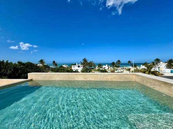 Panoramic Ocean Views - Villa Home Chelem, Забронировать  Отели Челем с парковкой, Парковка