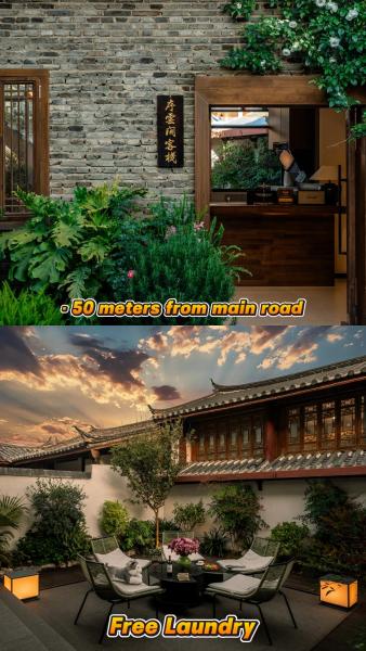 The Misty Garden Inn, Забронировать  Отели Лицзян с парковкой, рядом с Wenchang Palace, Парковка