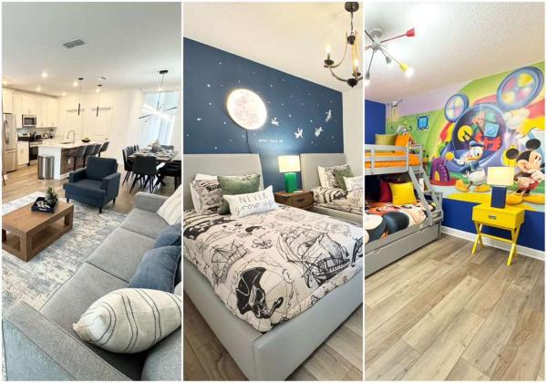 Magical 5 Bed Family Villa, Themed Rooms, Pool, Забронировать  Отели Диснейуорлд Орландо с бассейном, Бассейн