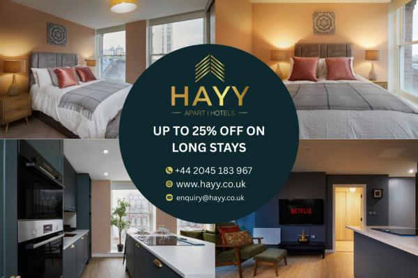 Hayy Luxury 2 Bed Apartments in Leeds City Centre, Забронировать Апартаменты/квартира Отели Йоркширских вересковых поля с парковкой, Парковка