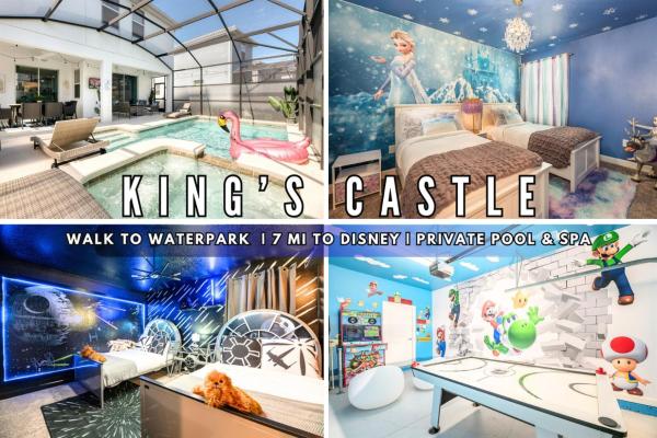 Themed Resort Villa with Pool Spa, Забронировать  Отели Диснейуорлд Орландо с бассейном, Бассейн