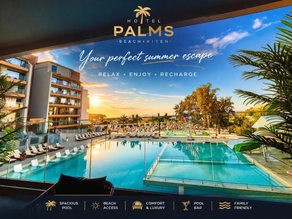Hotel Palms Beach Kiten, Забронировать  Отели Района Приморско с бассейном, Бассейн
