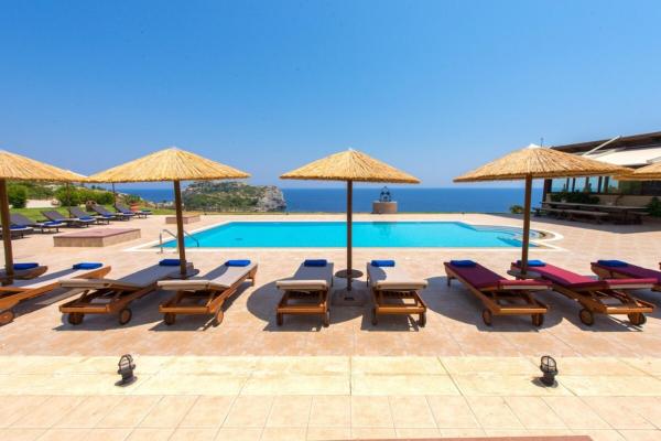 Luxurious sea View Villa Pasithea in Rhodes Greece